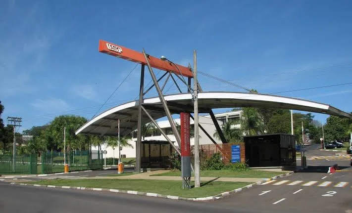 Portaria do campus da USP em São Carlos